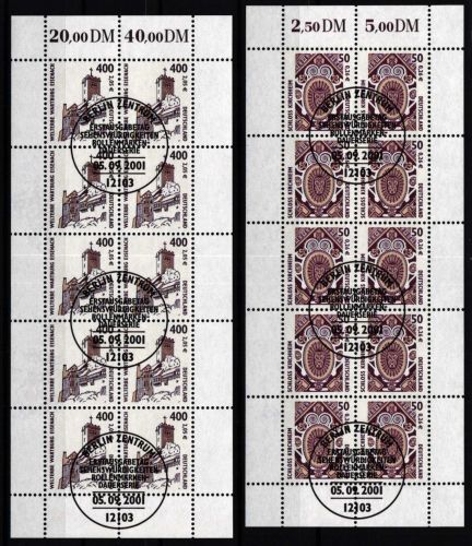 BRD Bund 2210-2211 gestempelt mit Ersttagsstempel Berlin als Kleinbogen #NM918