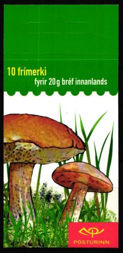 Island 1000 postfrisch Markenheft / Pilze #NN020