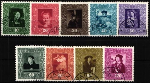 Liechtenstein 268-276 gestempelt