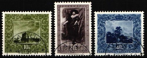 Liechtenstein 301-303 gestempelt