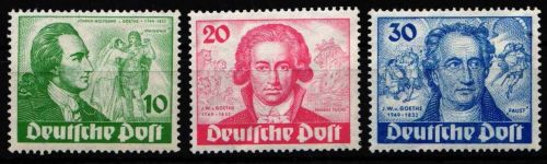 Berlin 61-63 postfrisch MiNr 63 leicht fleckig #NX258