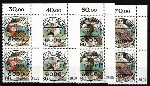BRD Bund 1539-1542 KBWZ gestempelt KBWZ auf 2ter Marke #NU830