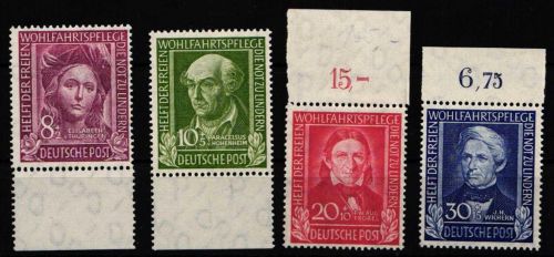 BRD Bund 117-120 OR, UR ** postfrisch Wohlfahrt