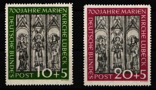 BRD Bund 139, 140 ** postfrisch Marienkirche