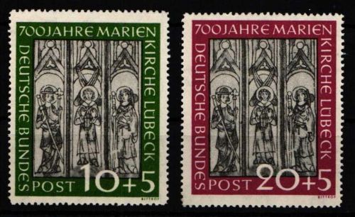 BRD Bund 139, 140 ** postfrisch Marienkirche