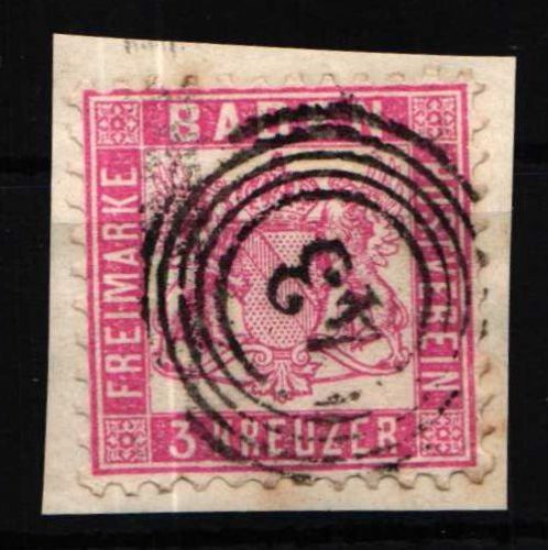 Baden 18 gestempelt