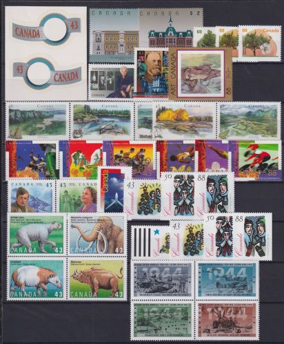 Kanada Jahrgang 1994 postfrisch ohne MiNr. 1405 A #NV126