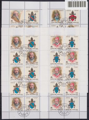 Vatikan 1269-1276 gestempelt als Kleinbogen #OB218