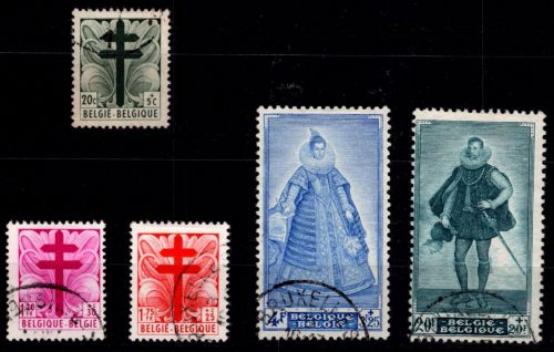 Belgien 830-834 gestempelt #NY216