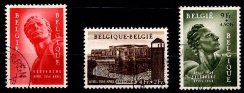 Belgien 992-994 gestempelt #NY232