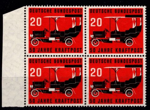 BRD Bund 211 postfrisch 4er Block #OA049