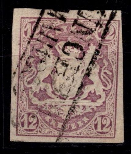 Bayern 18 gestempelt geprüft Brettl BPP #OA189