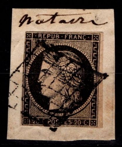 Frankreich 3 y gestempelt