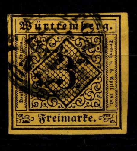 Württemberg 2 d IV a gestempelt
