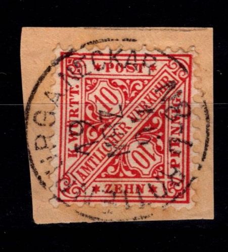 Württemberg 203 I gestempelt