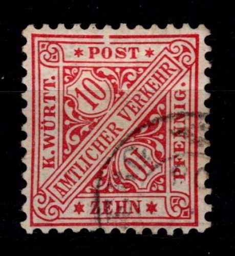 Württemberg 203 I gestempelt