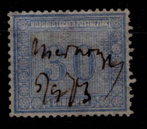 Norddeutscher Bund 26 gestempelt geprüft Flemming BPP #OA476