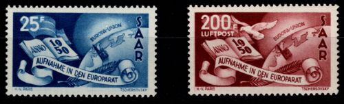 Saarland 297-298 postfrisch #OB850