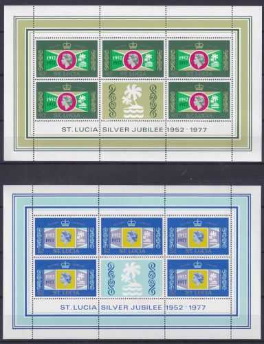 St. Lucia 407-410 postfrisch als Kleinbogensatz #NY697