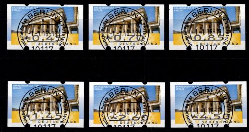 BRD Bund Automatenmarken 6 TS6 gestempelt #NY761