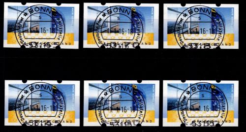 BRD Bund Automatenmarken 7 TS6 gestempelt #OC828