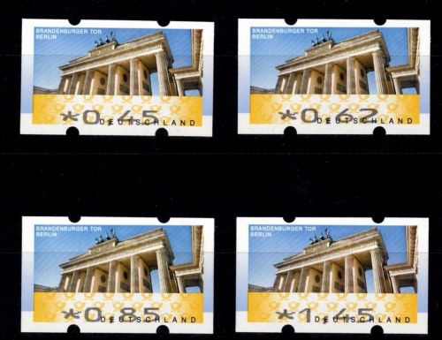 BRD Bund Automatenmarken 6 mit Zählnummer postfrisch #OC883