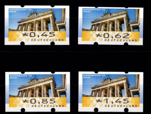 BRD Bund Automatenmarken 6 mit Zählnummer postfrisch #OC884