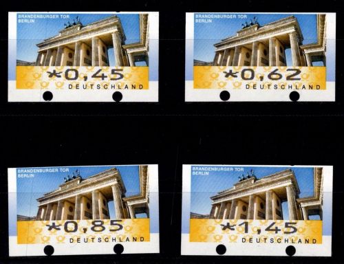 BRD Bund Automatenmarken 6 mit Zählnummer postfrisch #OC888