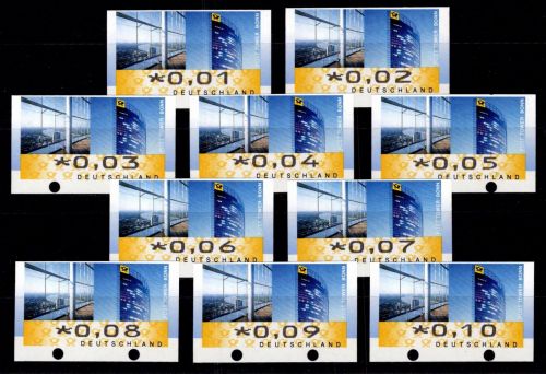 BRD Bund Automatenmarken 7 mit Druckverschiebung postfrisch #OC926