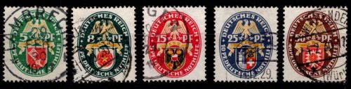 Deutsches Reich 430-434 gestempelt #OA894
