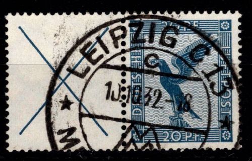 Deutsches Reich W 21.1 gestempelt