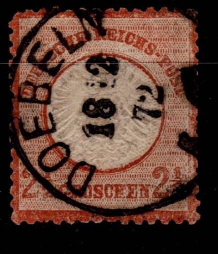 Deutsches Reich 21 gestempelt