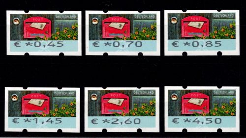 BRD Bund Automatenmarken 9 F II mit Zählnummer postfrisch