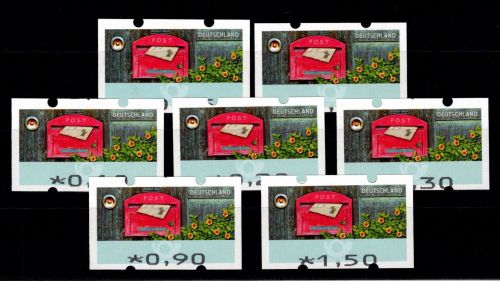 BRD Bund Automatenmarken 9 VS1 Zählnummer postfrisch #OC017