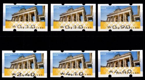 BRD Bund Automatenmarken 7 mit Zählnummer postfrisch #OC996