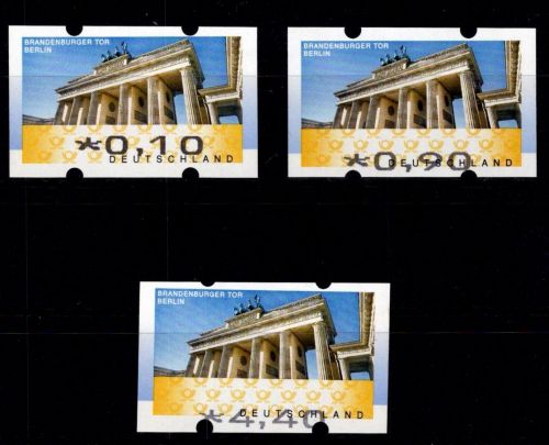 BRD Bund Automatenmarken 7 mit Zählnummer postfrisch #OC999