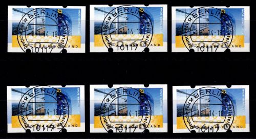 BRD Bund Automatenmarken 7 TS4 gestempelt #OC077