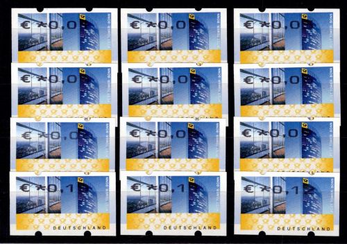 BRD Bund Automatenmarken 7 F I mit Zählnummer postfrisch