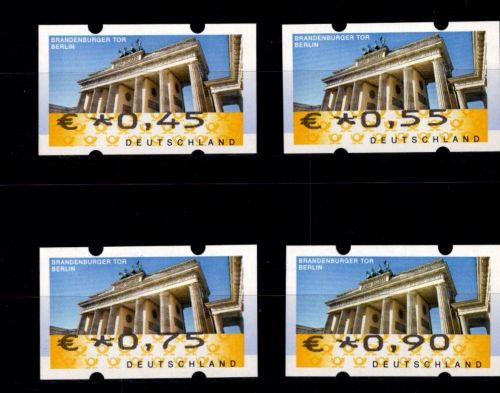 BRD Bund Automatenmarken 7 F II mit Zählnummer postfrisch