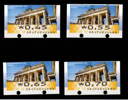 BRD Bund Automatenmarken 6 Druckverschiebung postfrisch #OC200