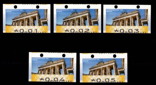 BRD Bund Automatenmarken 6 mit Druckverschiebung postfrisch