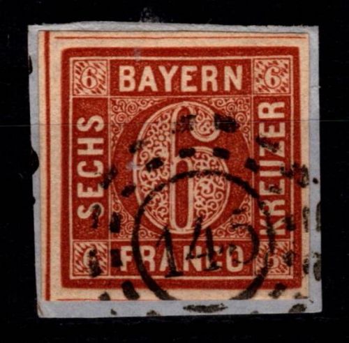 Bayern 4 II gestempelt oMr 145 "Fürth" #OA665
