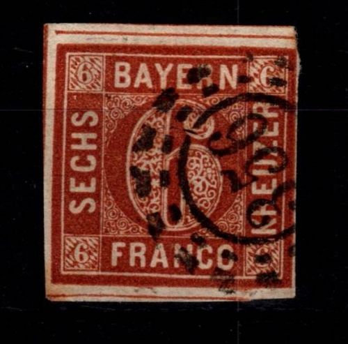 Bayern 4 II gestempelt oMr 356 "Nürnberg" #OA668