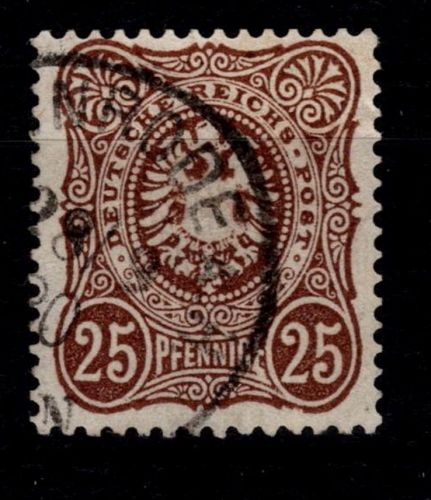 Deutsches Reich 35 c gestempelt geprüft Zenker BPP #NZ794