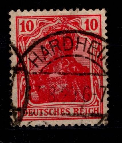 Deutsches Reich 86 II f gestempelt