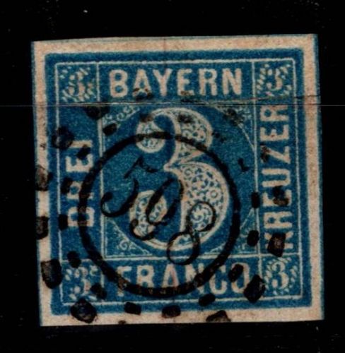 Bayern 2 gestempelt oMr 598 "Würzburg" #OG129