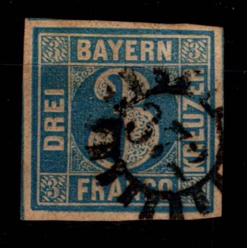 Bayern 2 gestempelt gMr 372 "Offingen" #OG136