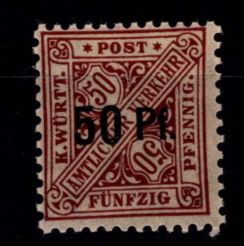 Württemberg Dienstmarken 255 postfrisch