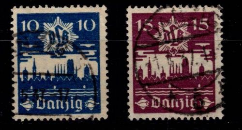 Danzig 267-268 gestempelt #OG426