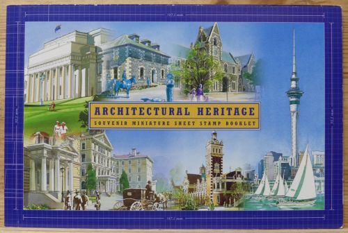 Neuseeland Markenheftchen mit 1879-1884 postfrisch Architektonisches Erbe #OD119